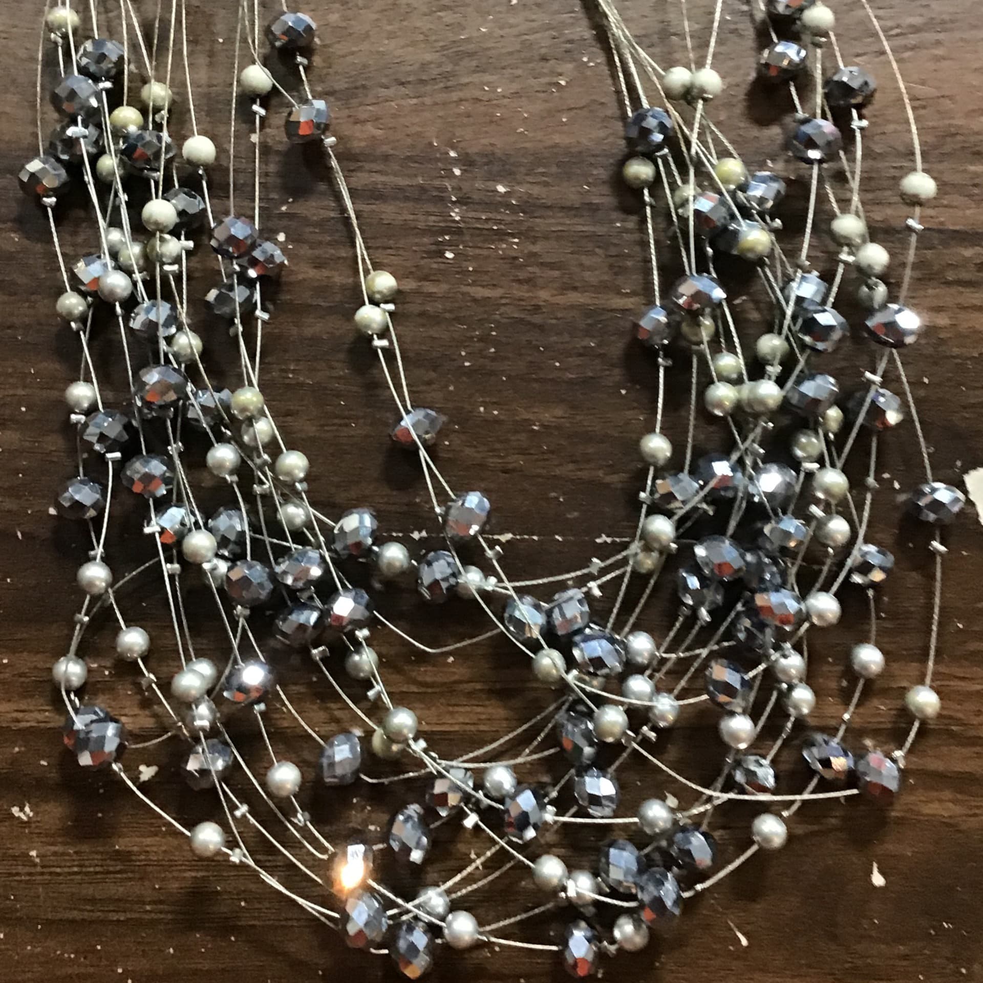 2 Silver beads necklace - Regular - Image 1