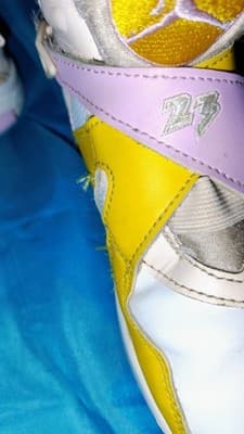 Nike Jordan 8 Retro Grade school Size 6.5Y High Light Arctic Pink 580528-816 - Thumbnail 3