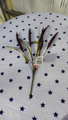 Mixed Artificial Flowers Bundle Orange Pink Red Gold Plastic Fabric - Thumbnail 13