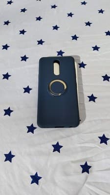Dark Blue Matte Plastic Fitted Cell Phone Case with Kickstand Protective Skin - Thumbnail 3