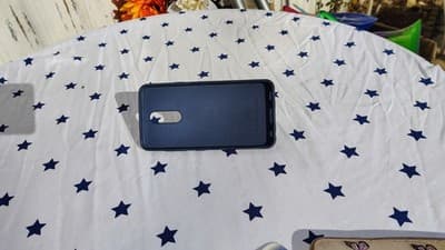 Dark Blue Matte Plastic Fitted Cell Phone Case with Kickstand Protective Skin - Image 1