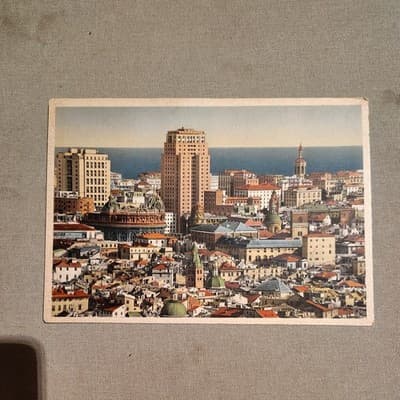 Cartolina Genova Panorama da Castelletto 1966 - Image 1
