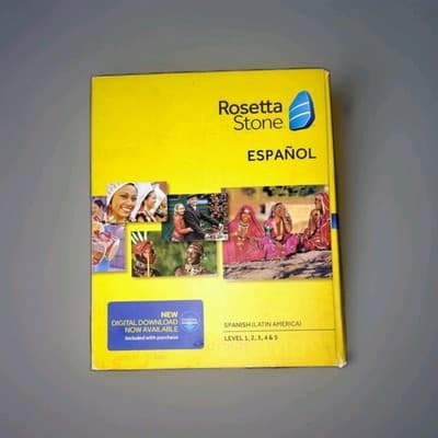 Rosetta Stone Spanish (Latin America) Level 1-5 Set - Image 1