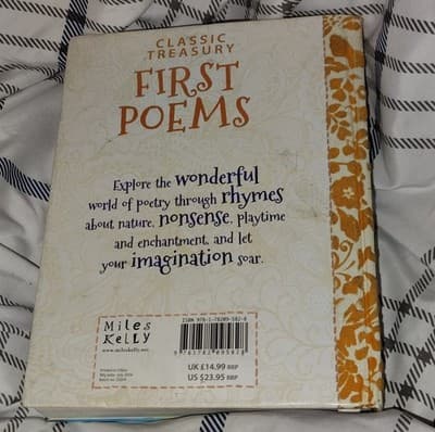 Miles Kelly Classic Treasury First Poems Children's Hardcover Poetry Book - Image 1