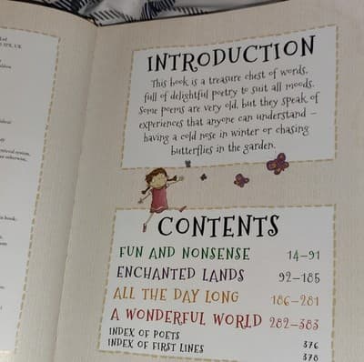 Miles Kelly Classic Treasury First Poems Children's Hardcover Poetry Book - Thumbnail 5