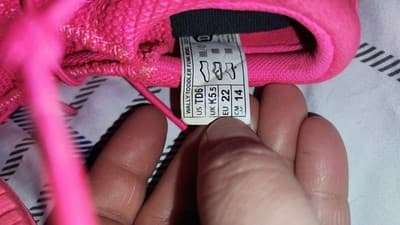 Hey Dude Girls Pink Moccasin Flats Lace Up Casual Shoes US 6 Low Top - Thumbnail 4