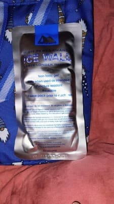 Arctic Zone Insulated Lunch Bag Blue Gnome Print ICE WALLS with Ice Wall Pack - Thumbnail 4