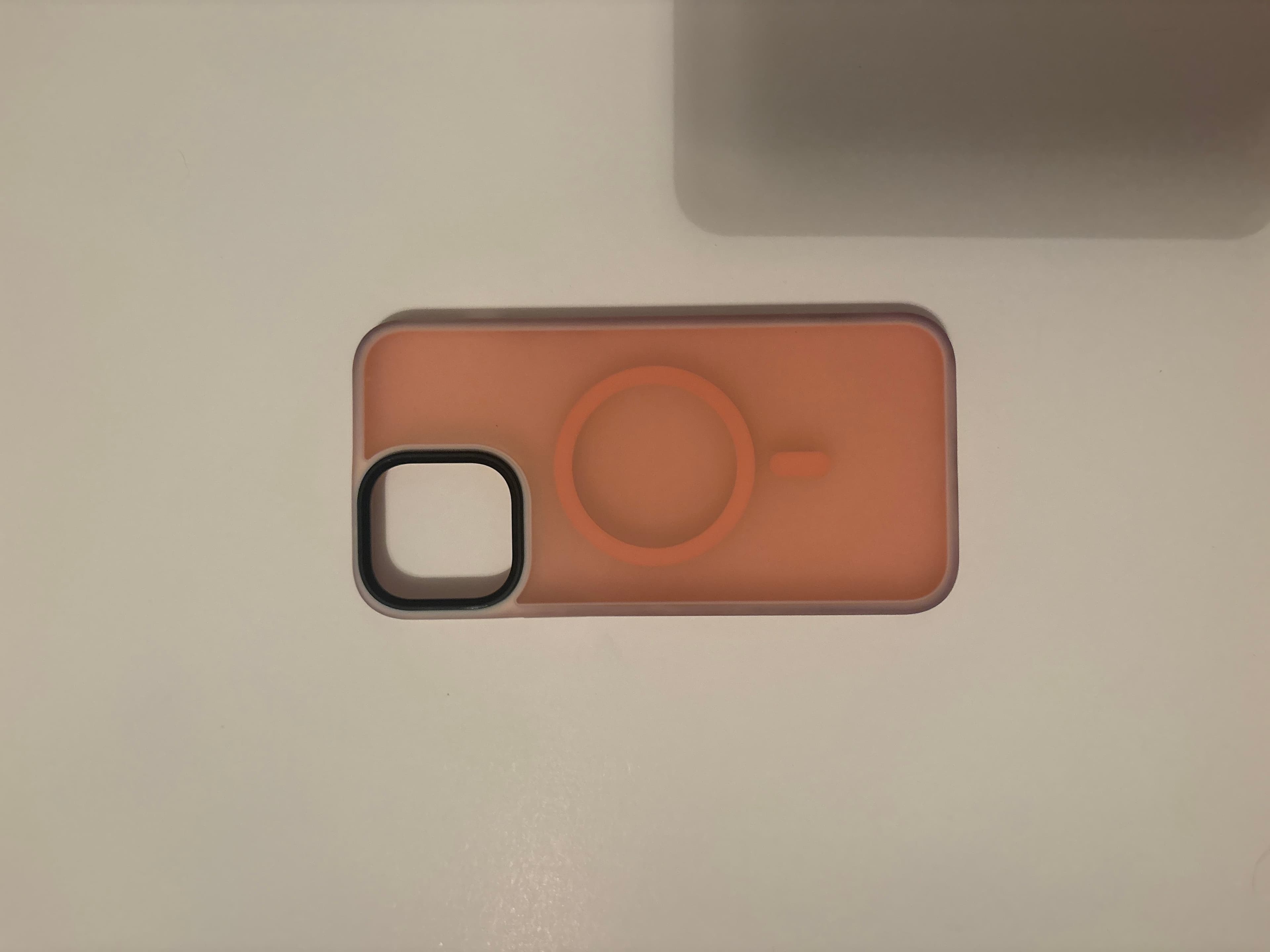 Orange Silicone MagSafe iPhone Case 14,13,15 - Image 1