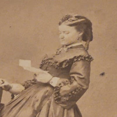 Antique 1/6 Plate Tintype & 1860s CDV Victorian Portrait Photograph - Thumbnail 16