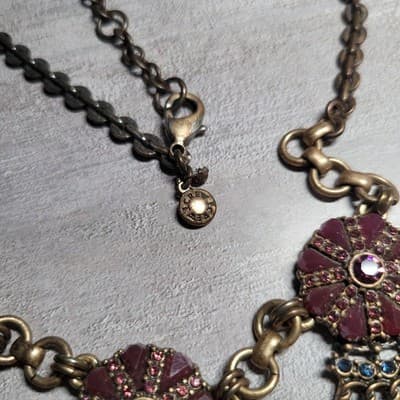 J.Crew Factory Fringed Fan Necklace NWT - Thumbnail 5