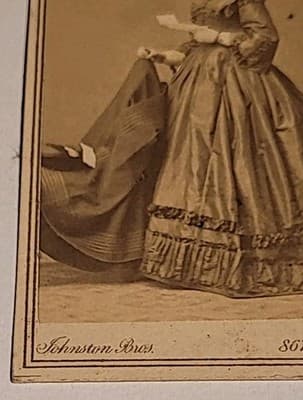 Antique 1/6 Plate Tintype & 1860s CDV Victorian Portrait Photograph - Thumbnail 9