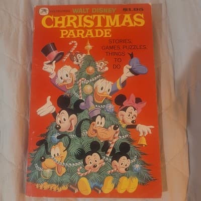 Walt Disney Christmas Parade 1977 Golden Press Bronze FN+ - Thumbnail 2