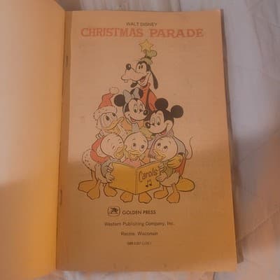 Walt Disney Christmas Parade 1977 Golden Press Bronze FN+ - Thumbnail 4