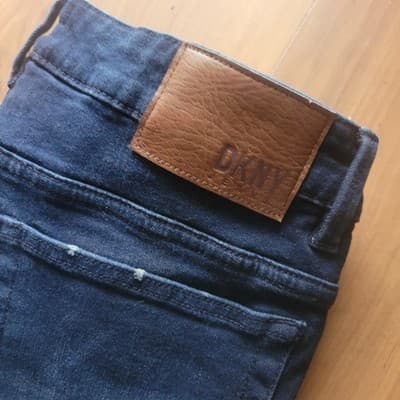DKNY DUANE STRAIGHT FIT JEANS Men’s sz 34W 30L Blue Stretch Denim - Thumbnail 2
