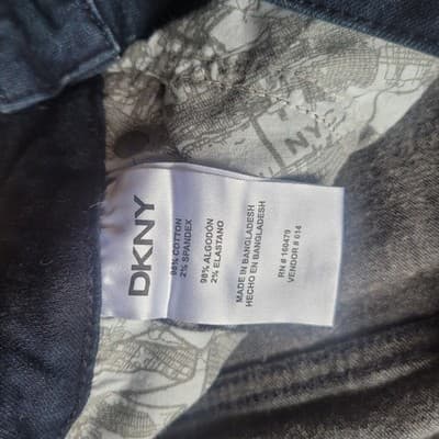 DKNY DUANE STRAIGHT FIT JEANS Men’s sz 34W 30L Blue Stretch Denim - Thumbnail 4