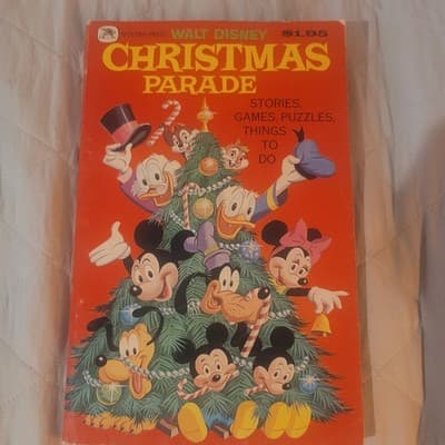 Walt Disney Christmas Parade 1977 Golden Press Bronze FN+