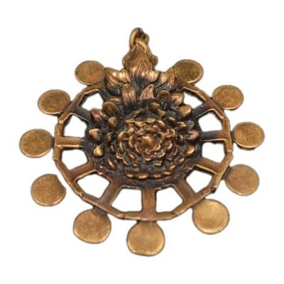 Vintage Pentti Sarpaneva Pendant Bronze Brutalist Modernist - Image 1