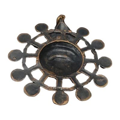Vintage Pentti Sarpaneva Pendant Bronze Brutalist Modernist - Thumbnail 2