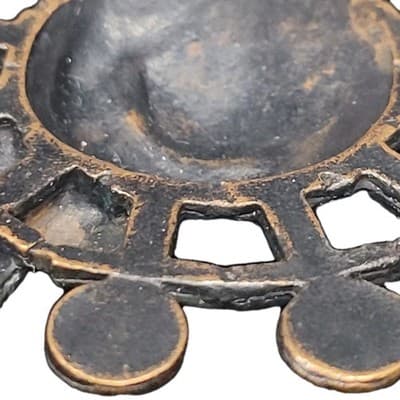 Vintage Pentti Sarpaneva Pendant Bronze Brutalist Modernist - Thumbnail 8