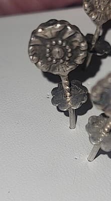 Antique European 800 Silver Skewer Cocktail Pick Art Nouveau Set – 3” – KL Mark - Thumbnail 10
