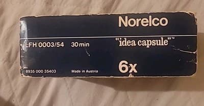Vintage Norelco Micro Cassettes 30 min LFH 0002/64 Think Capsule 6x set - Thumbnail 2
