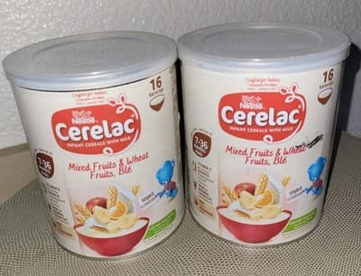 Nestle Cerelac Infant Cereal with Milk from 8 Months 400 Gram (Pack of 2) - Image 1