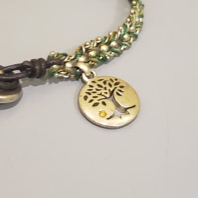 FOSSIL TREE OF LIFE Charm Beaded Bracelet - Thumbnail 3