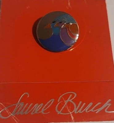 Nwt Vintage Laural Burch Celestial Birds 1987 Brooch - Image 1
