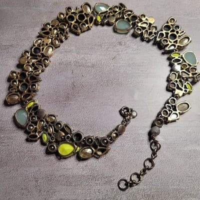 RARE!!! J Crew “Spring Bloom” Statement Necklace In “Lemon” from 2015 - Thumbnail 12