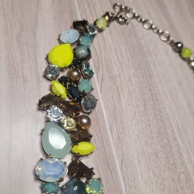 RARE!!! J Crew “Spring Bloom” Statement Necklace In “Lemon” from 2015 - Thumbnail 5
