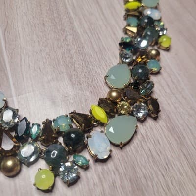 RARE!!! J Crew “Spring Bloom” Statement Necklace In “Lemon” from 2015 - Thumbnail 3