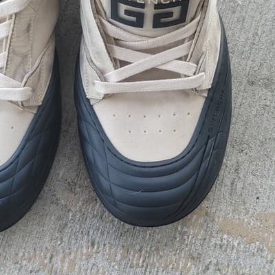 Givenchy Skate mid top men's distressed nubuck leather sneakers EU 43 US 11 $975 - Thumbnail 11