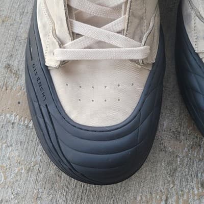 Givenchy Skate mid top men's distressed nubuck leather sneakers EU 43 US 11 $975 - Thumbnail 9