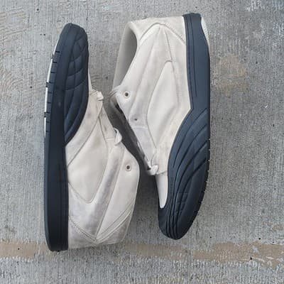 Givenchy Skate mid top men's distressed nubuck leather sneakers EU 43 US 11 $975 - Thumbnail 13