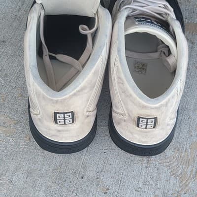 Givenchy Skate mid top men's distressed nubuck leather sneakers EU 43 US 11 $975 - Thumbnail 6