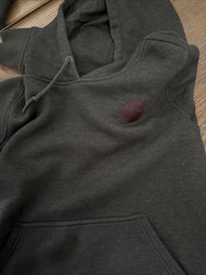 Carhartt Relaxed Fit Midweight Logo Sleeve Hoodie Sz Small 4-6 Army Green - Thumbnail 2