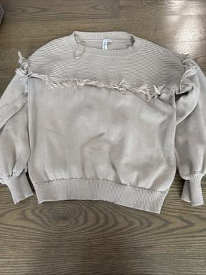Grace+Karma Sweater Womens Small Tan - Image 1