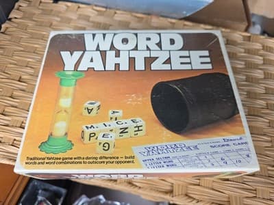 Milton Bradley Word Yahtzee Game 1978 - Complete - Image 1