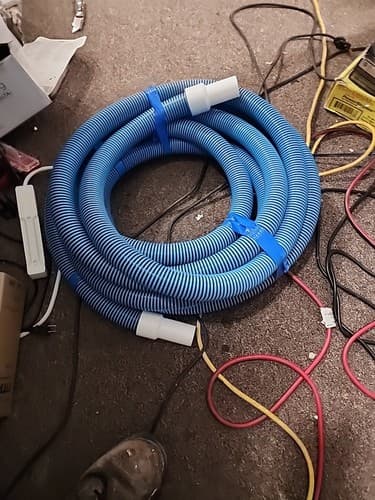 Heavy Duty In-Ground Pool Vacuum Hose With Swivel Cuff, 1-1/2-Inch by 30-Feet - Image 1