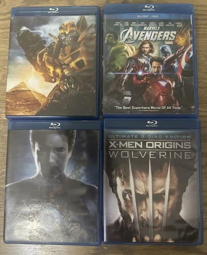 Movies DVD LOT Of 4 Discs Blu-Ray - Image 1