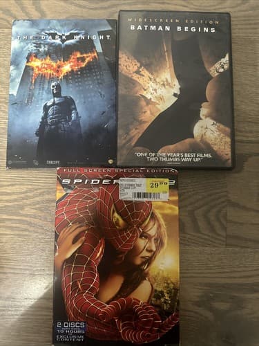 Movies DVD LOT Of 3 Batman And Spiderman - Image 1
