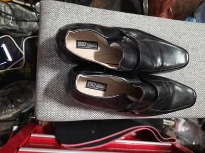 Stacy Adams Beau Black Dress Shoes Men’s Size 9M Slip On Bit Loafers - Thumbnail 5