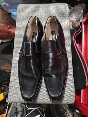 Stacy Adams Beau Black Dress Shoes Men’s Size 9M Slip On Bit Loafers - Image 1