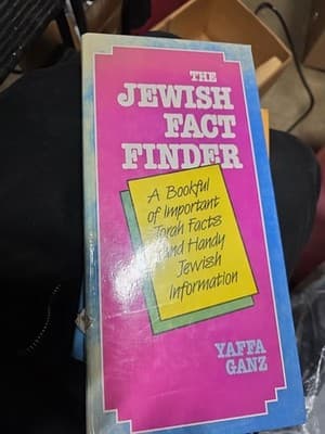 The Jewish fact finder YAFFA GANZ Jewish Judaica - Image 1