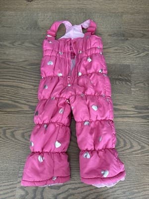 Size 12 Months Snow Suit Pink Overall Winter - Image 1