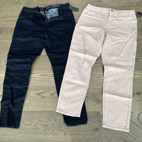 MESSIO Size 10/30R High Rise Jeggings Power Stretch Denim 2 Pack New - Image 1