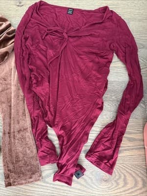 Women’s Long Sleeve Bodysuit - Lot Of 2 Size Medium - Thumbnail 3