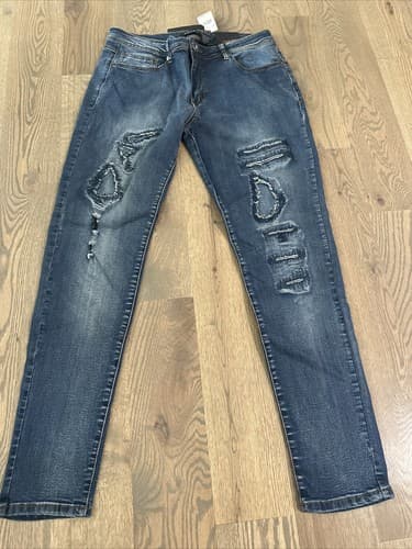 Red Fox Jeans Size 19 Women's Blue Denim Skinny Jeans - Image 1