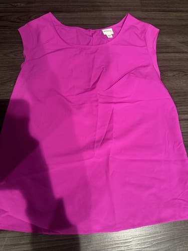 Merona Women Pink Sleeveless Blouse Top M Medium - Image 1