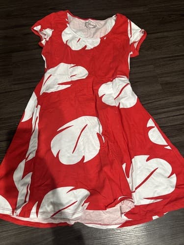 Disney Womens Dress, Red, Medium - Image 1